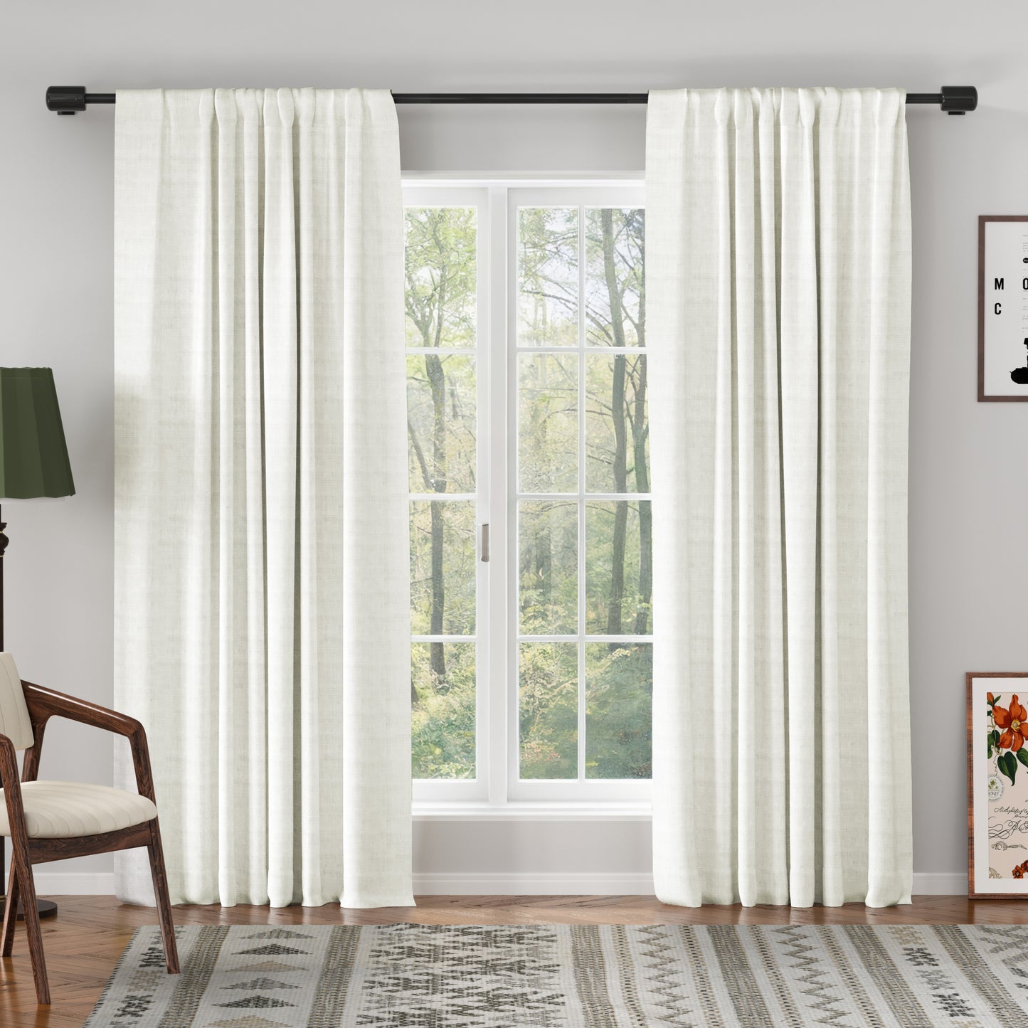 Florence Linen Blend Drape Soft Top