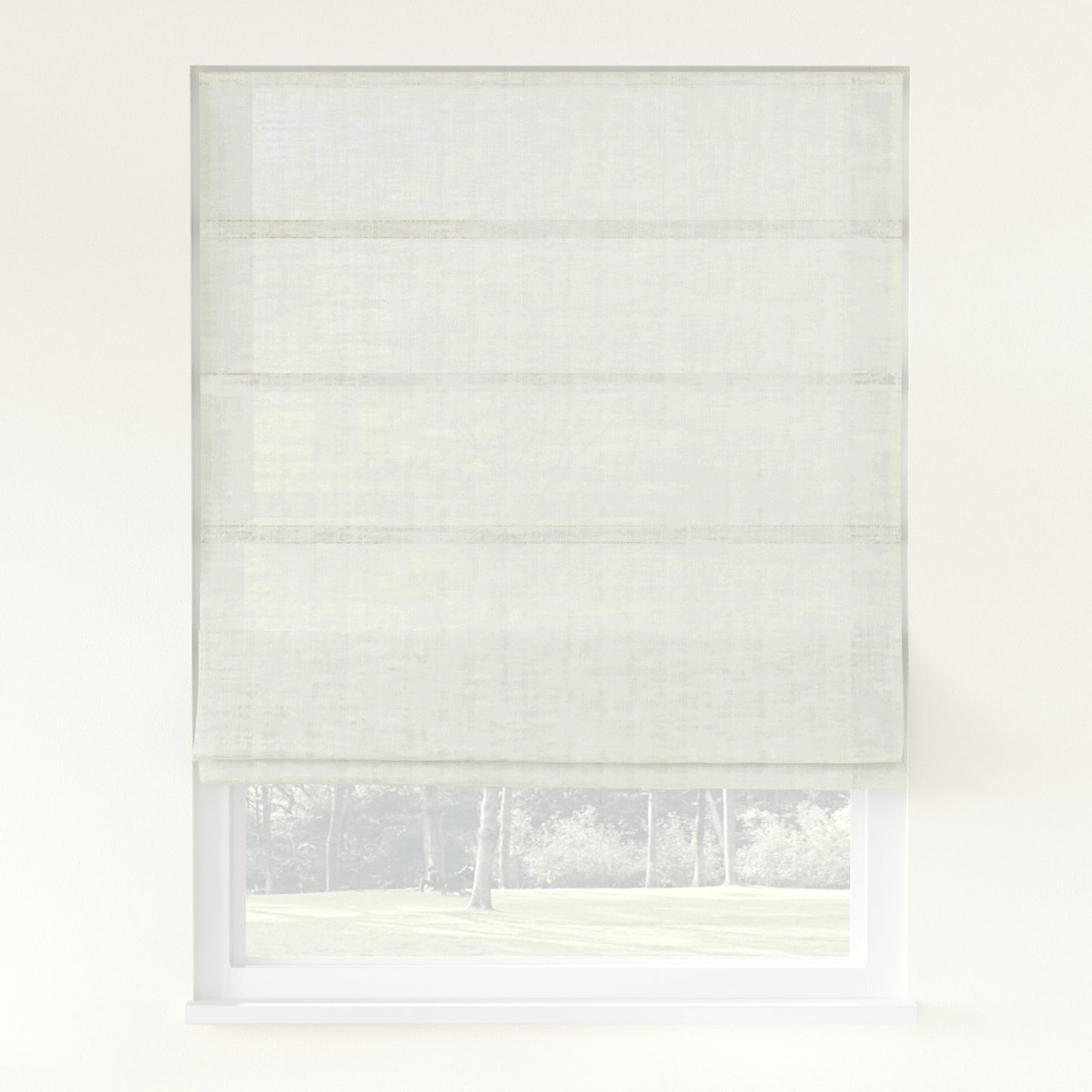 Florence Linen Roman Shade Cordless