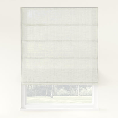 Florence Linen Roman Shade Cordless