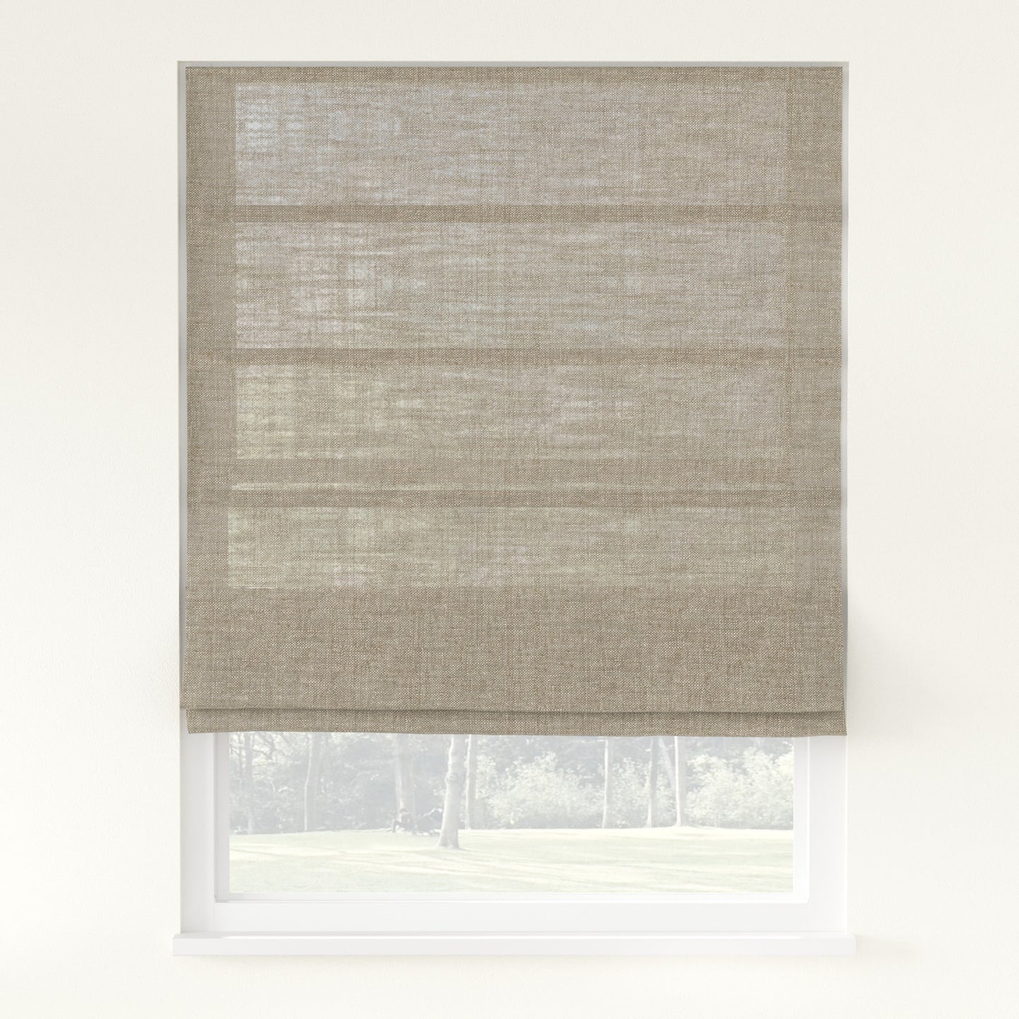 Florence Linen Roman Shade Cordless