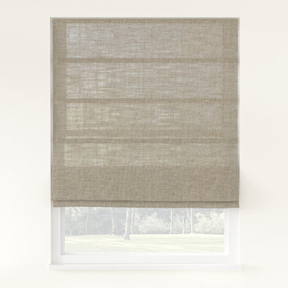 Florence Linen Roman Shade Cordless