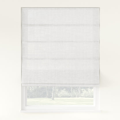 Florence Linen Roman Shade Cordless