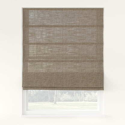 Florence Linen Roman Shade Cordless