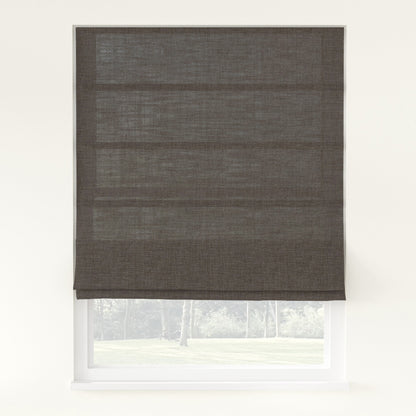 Florence Linen Roman Shade Cordless