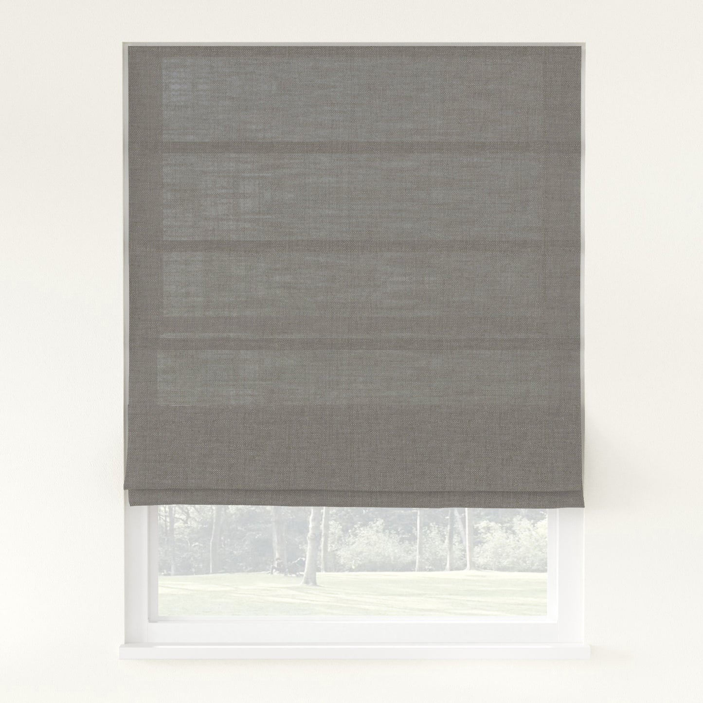 Florence Linen Roman Shade Cordless