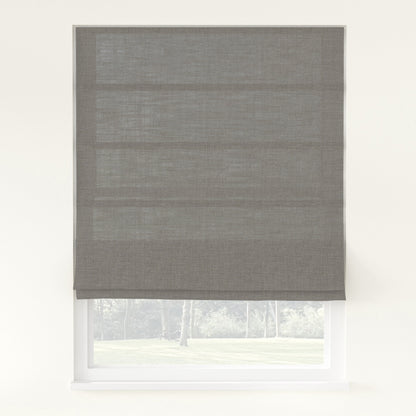 Florence Linen Roman Shade Cordless