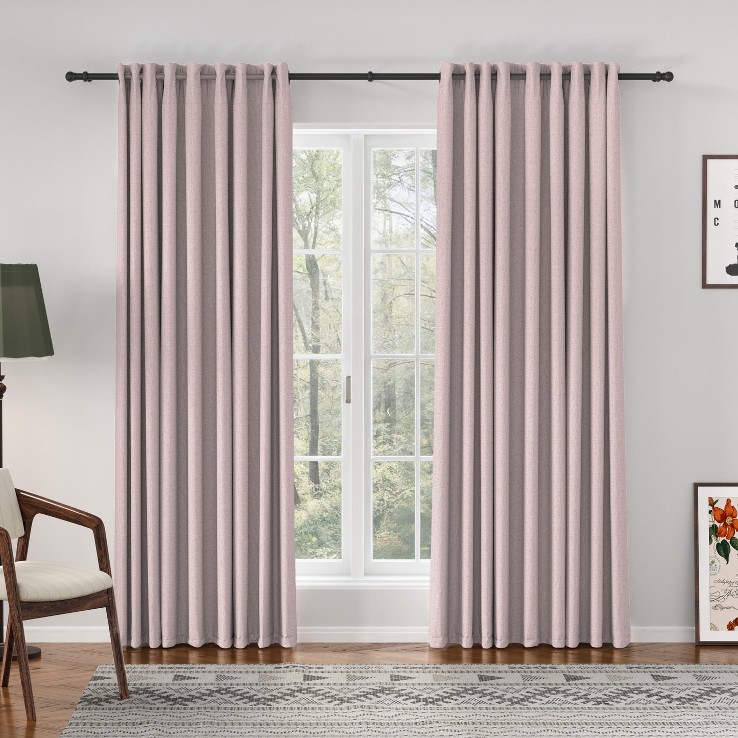Florence Linen Blend Drapes Grommet