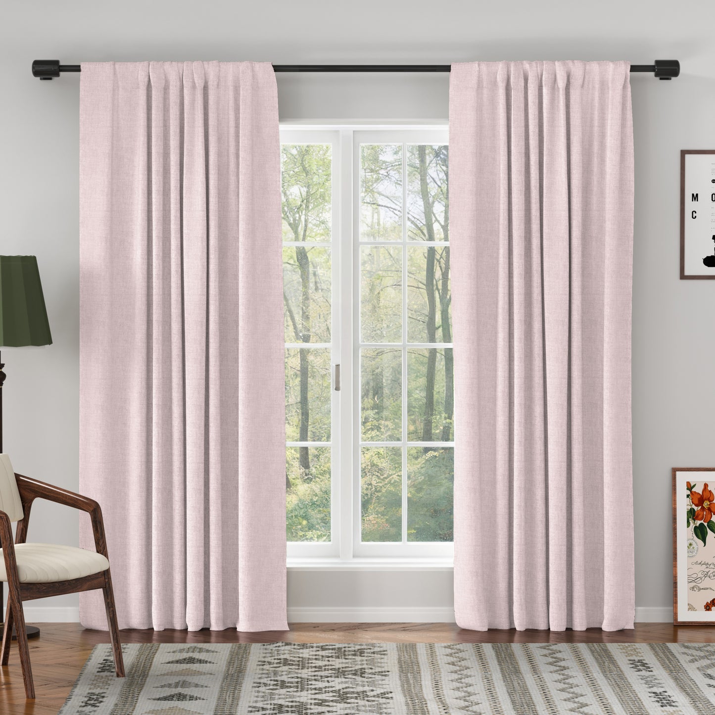 Florence Linen Blend Drape Soft Top