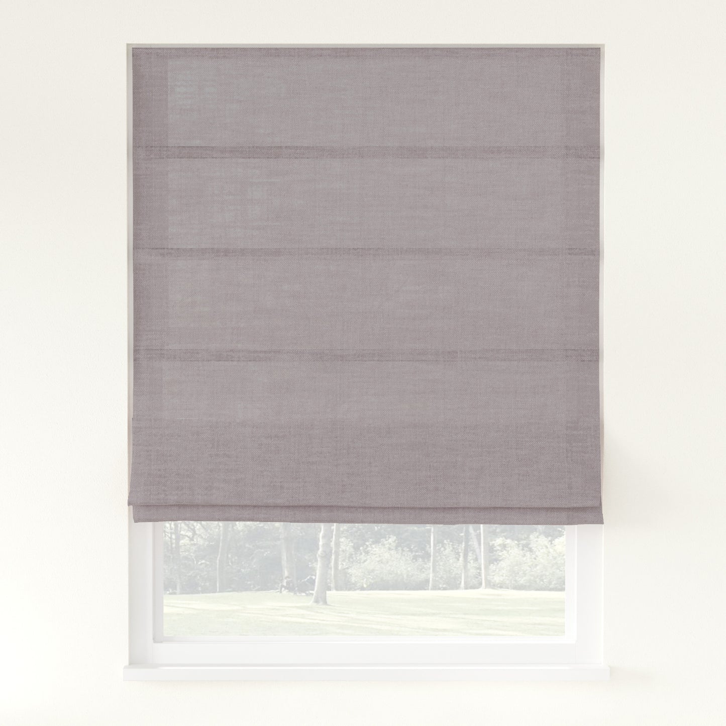 Florence Linen Roman Shade Cordless