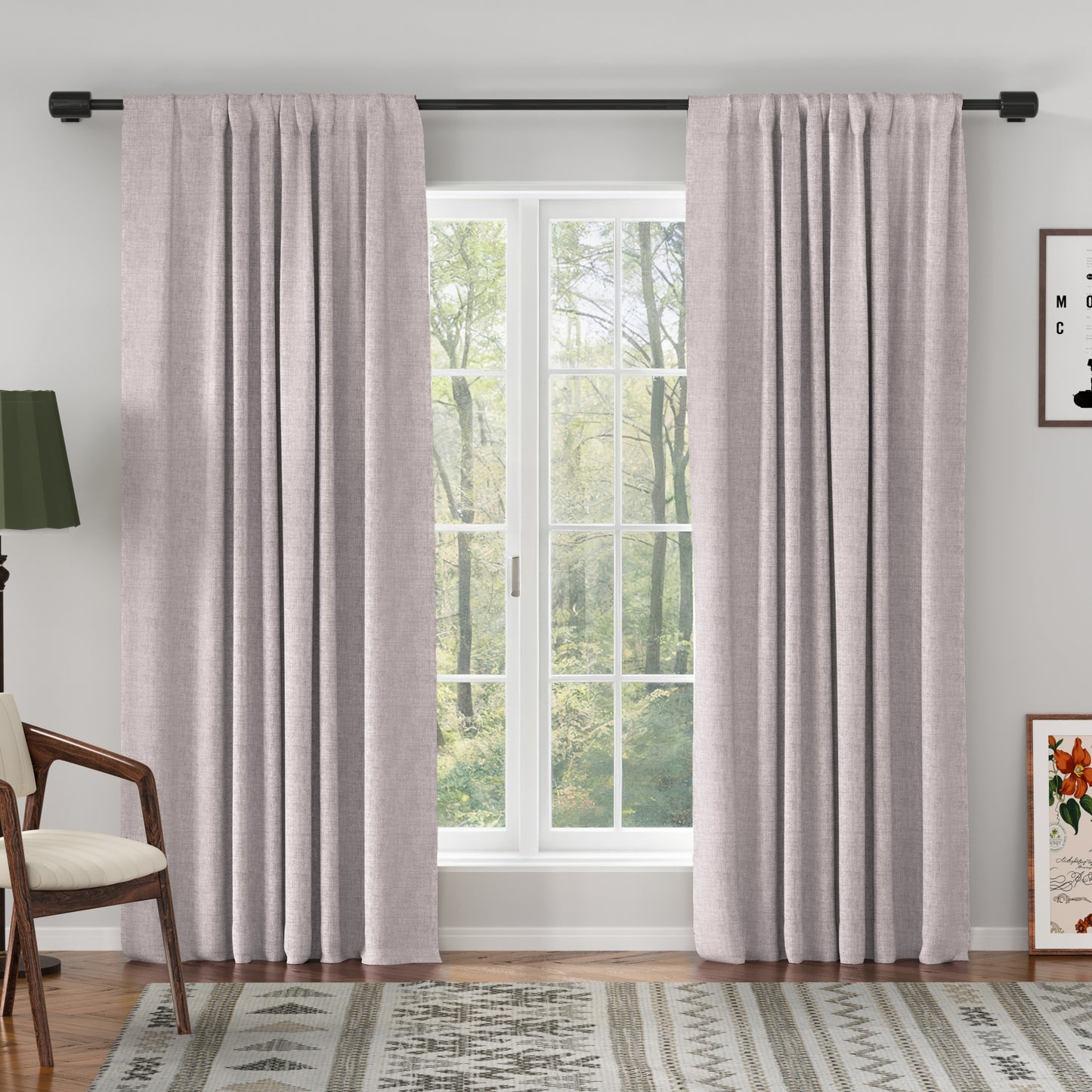 Florence Linen Blend Drape Soft Top