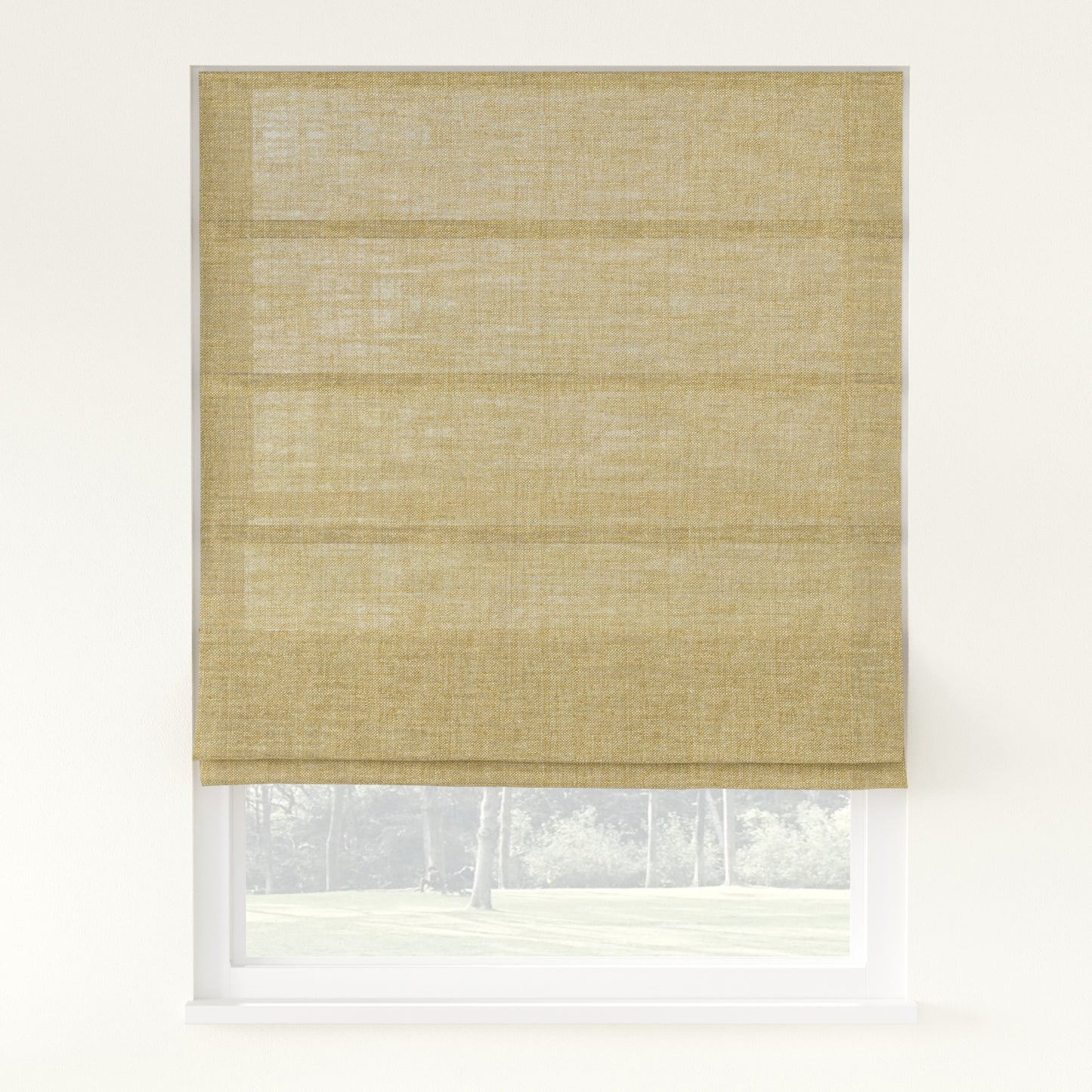 Florence Linen Roman Shade Cordless