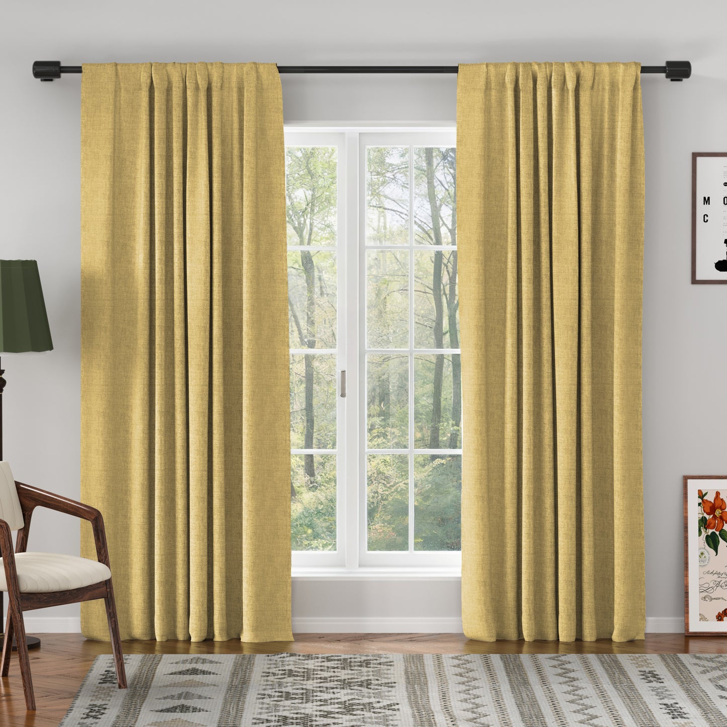 Florence Linen Blend Drape Soft Top