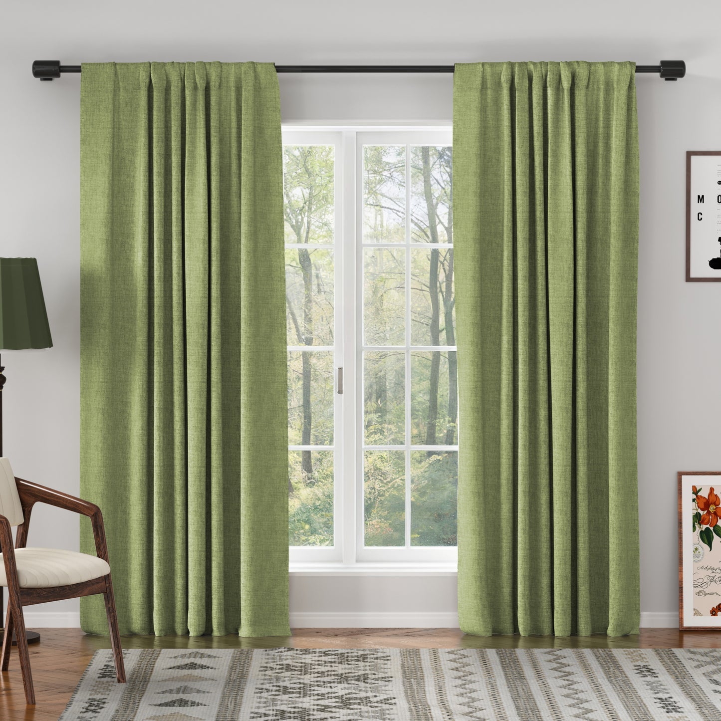 Florence Linen Blend Drape Soft Top