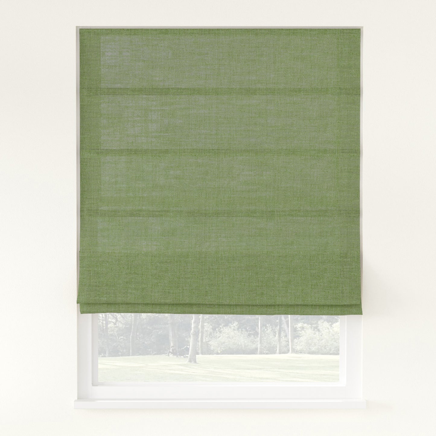 Florence Linen Roman Shade Cordless
