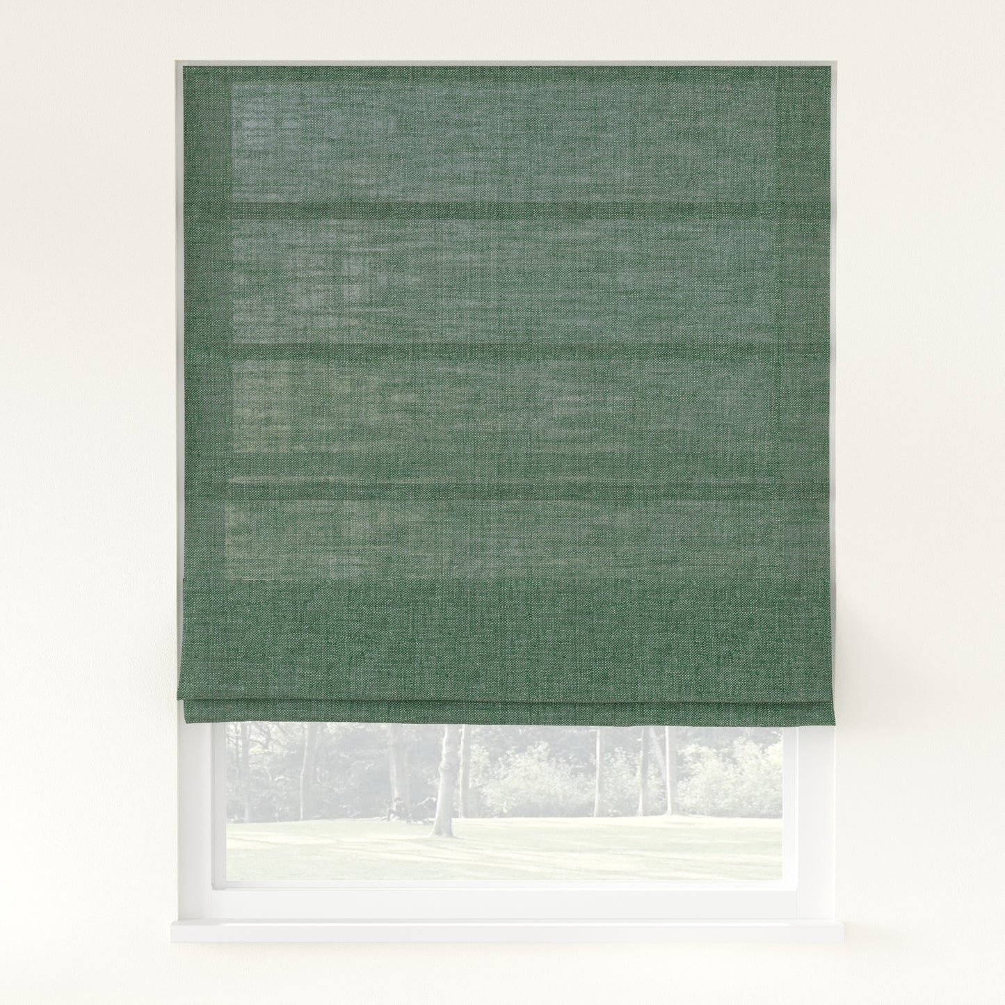 Florence Linen Roman Shade Cordless