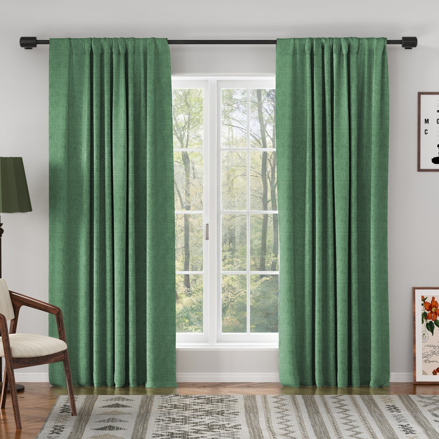 Florence Linen Blend Drape Soft Top