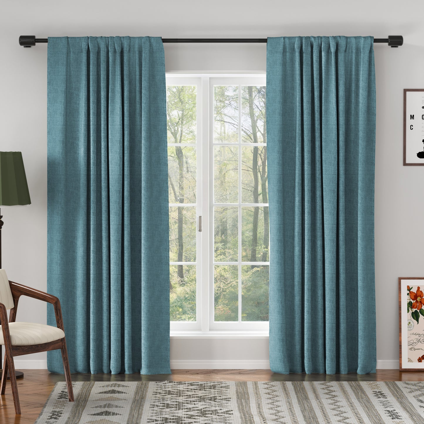 Florence Linen Blend Drape Soft Top