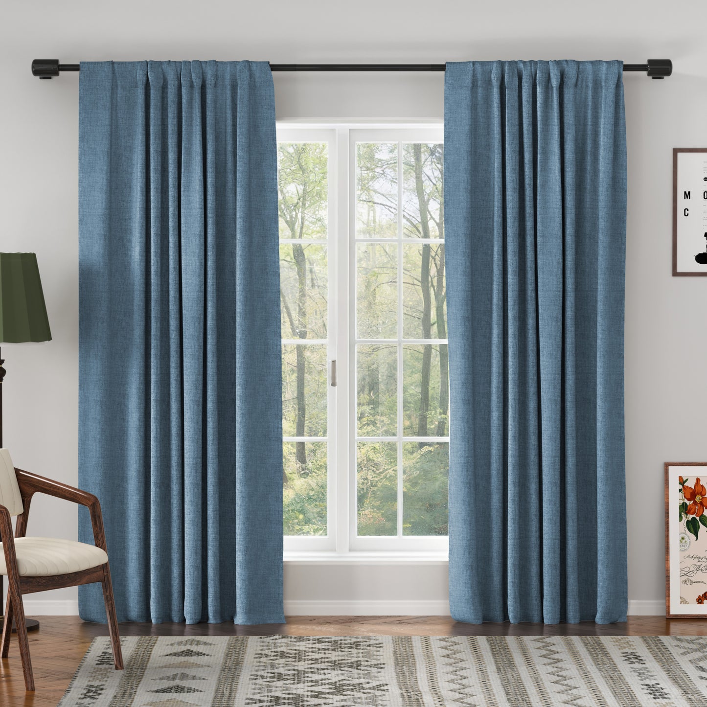 Florence Linen Blend Drape Soft Top