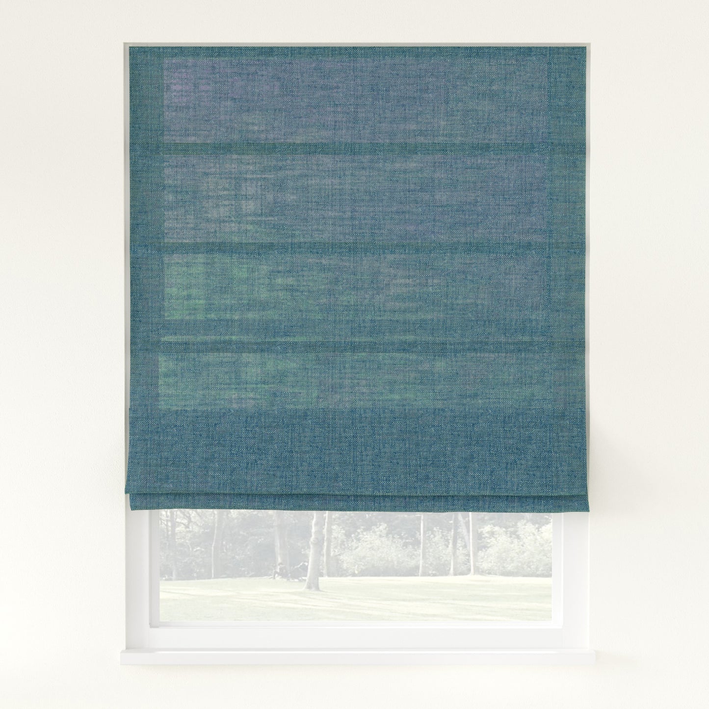 Florence Linen Roman Shade Cordless