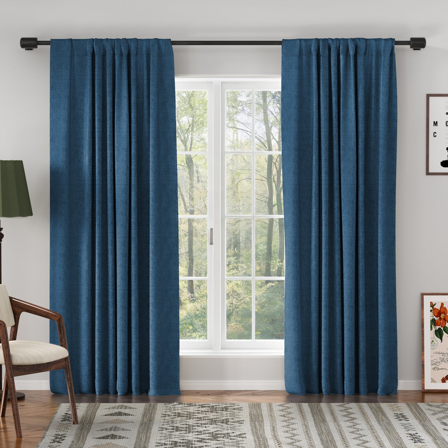 Florence Linen Blend Drape Soft Top