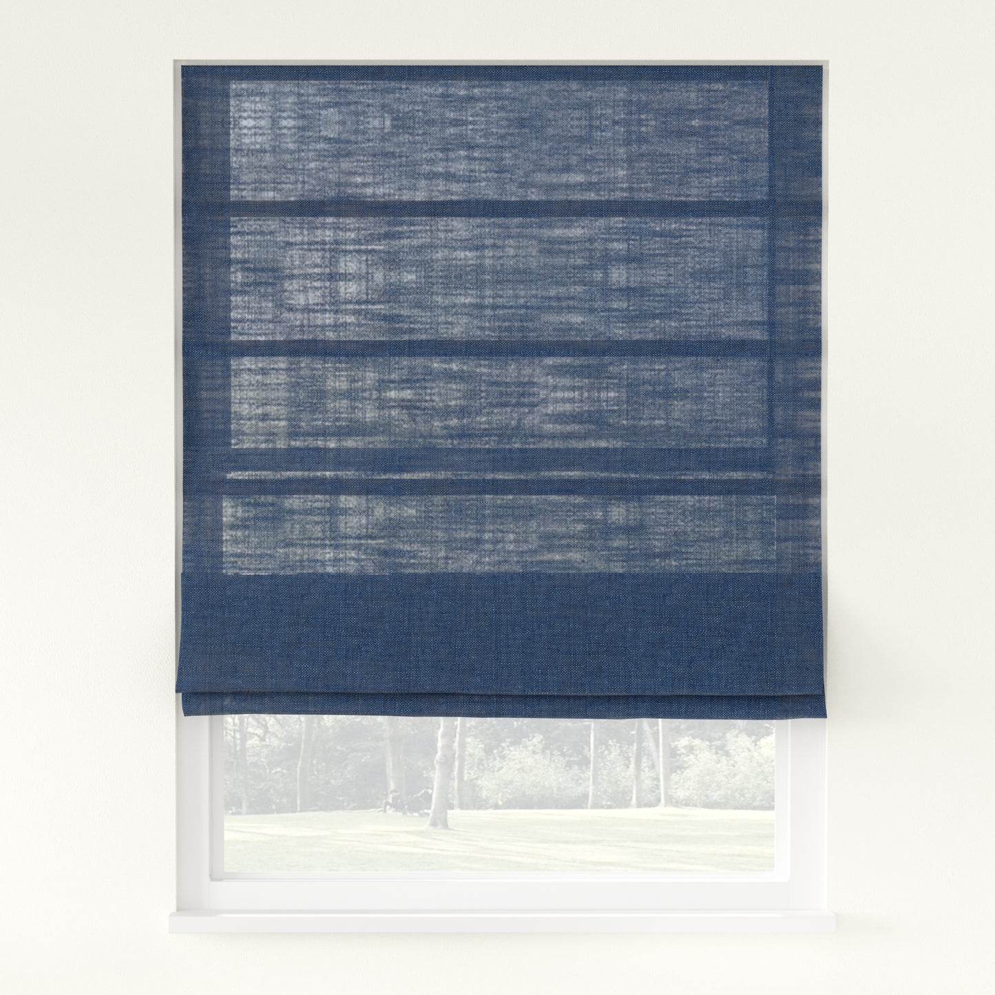 Florence Linen Roman Shade Cordless