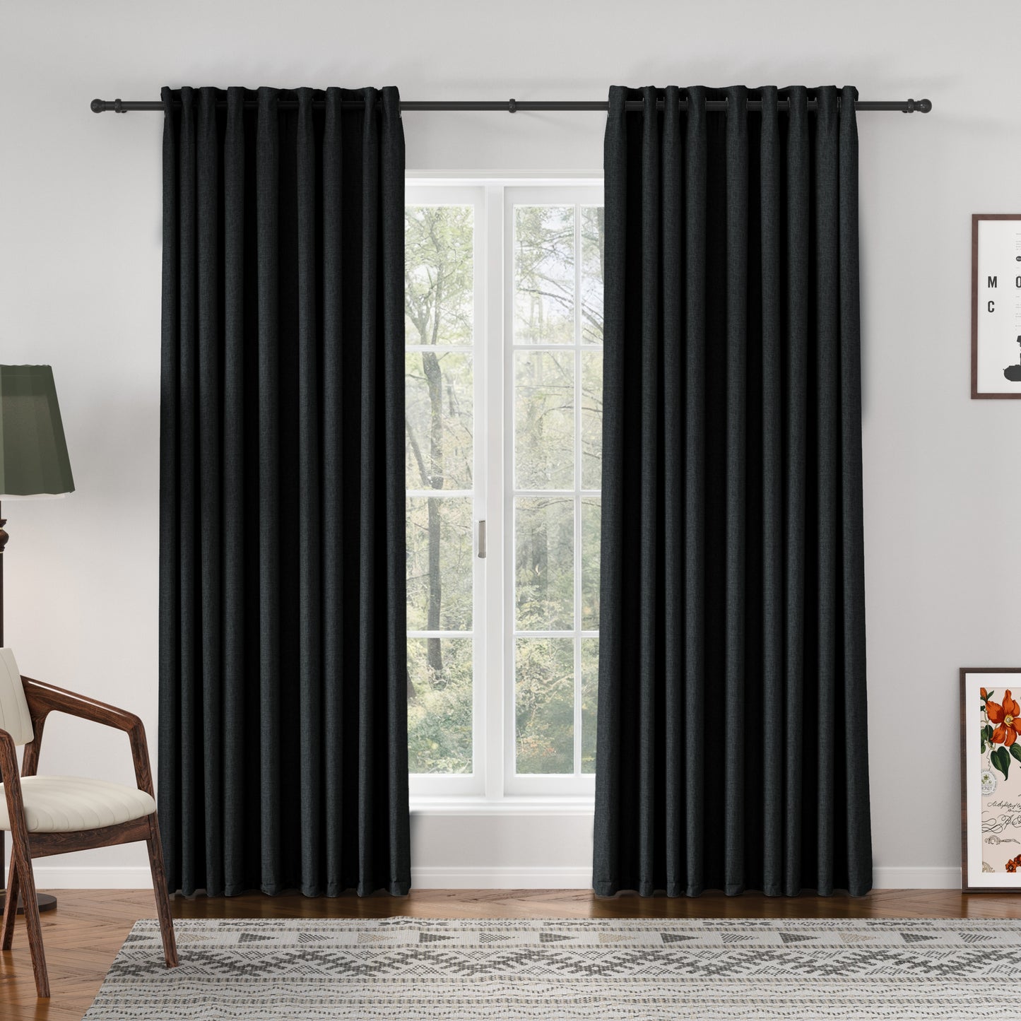 Florence Linen Blend Drapes Grommet
