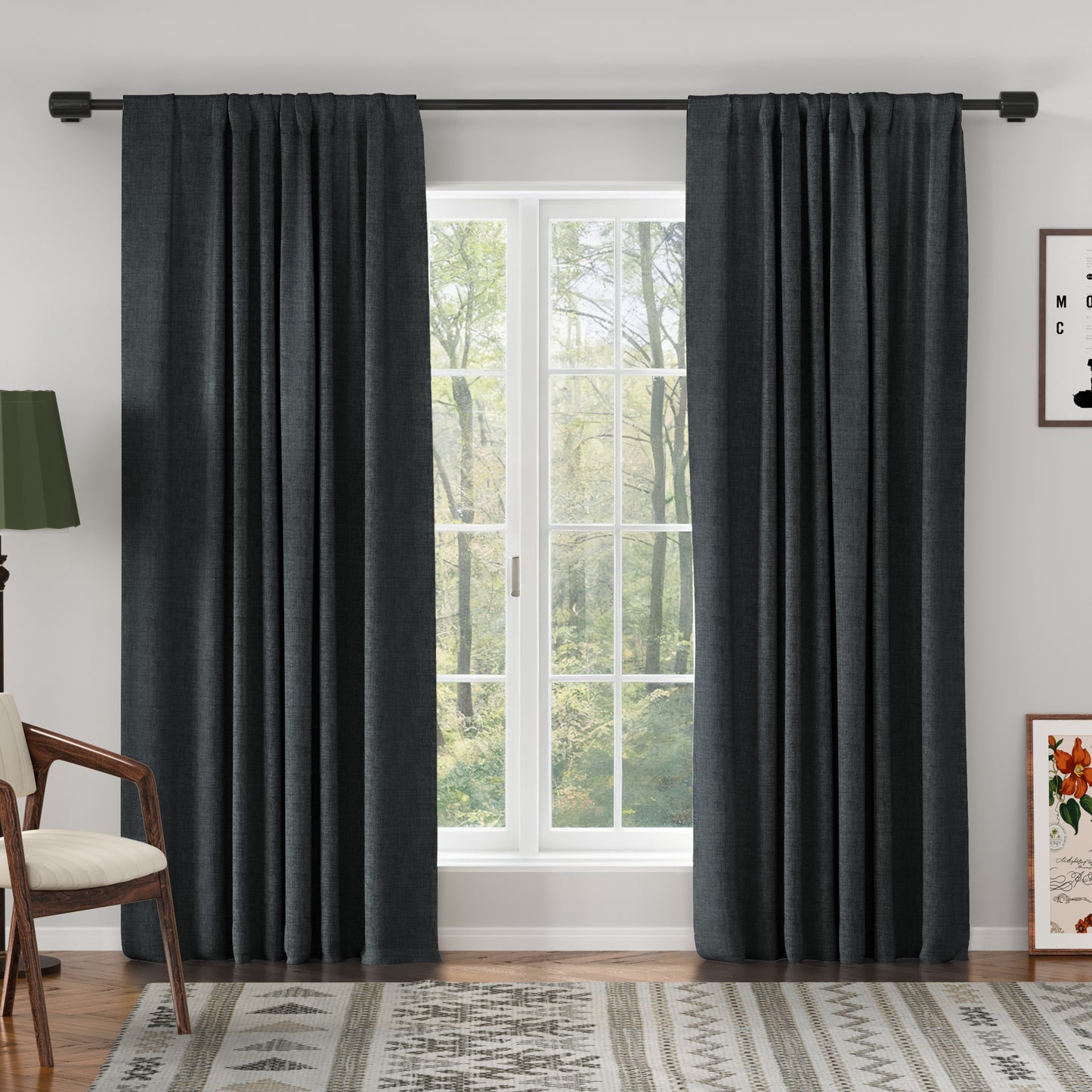 Florence Linen Blend Drape Soft Top