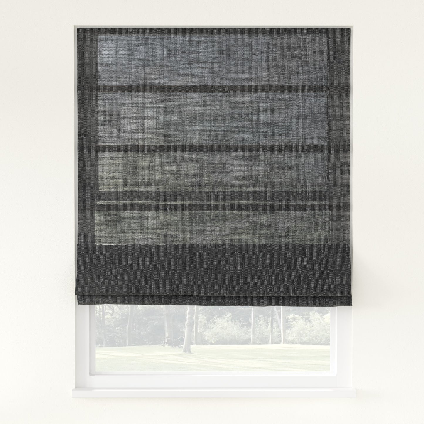 Florence Linen Roman Shade Cordless