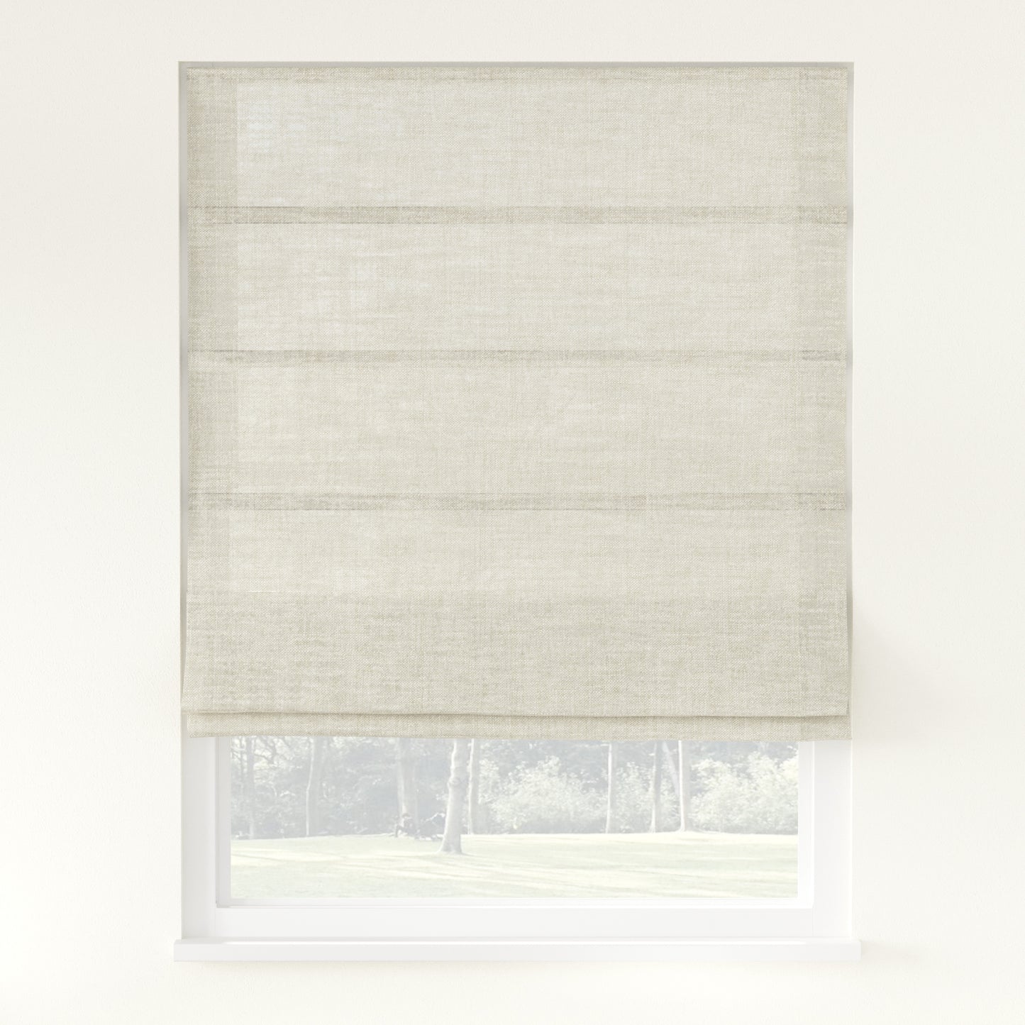 Florence Linen Roman Shade Cordless