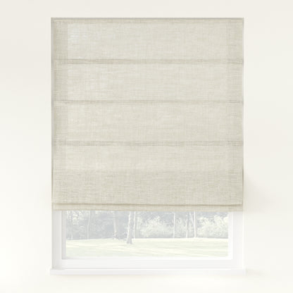 Florence Linen Roman Shade Cordless