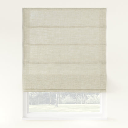 Florence Linen Roman Shade Cordless