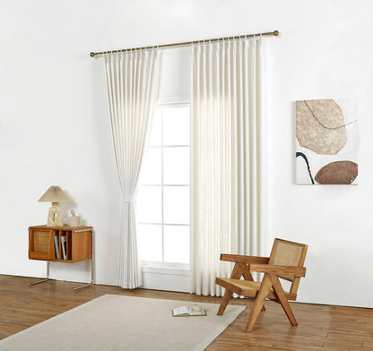 Florence Linen Blend Drapes Pleated