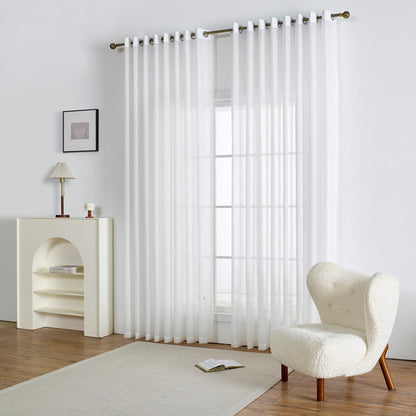 Auriel Semi Sheer Drapes Grommet