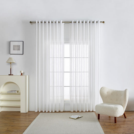 Auriel Semi Sheer Drapes Grommet