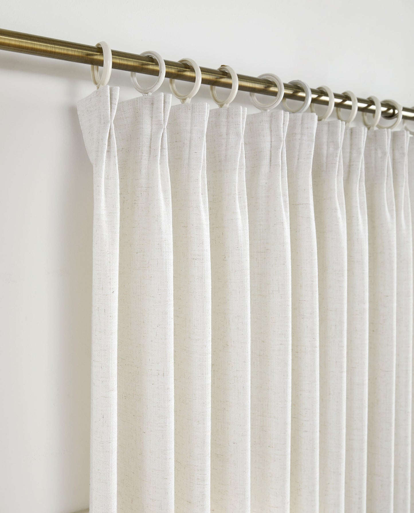 Florence Linen Blend Drapes Pleated