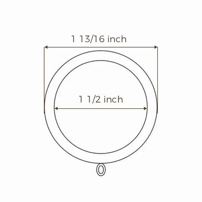 Rod Eyelets Rings (Pack of 12)