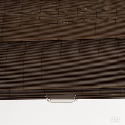 Woven Bamboo Shade, Deep brown