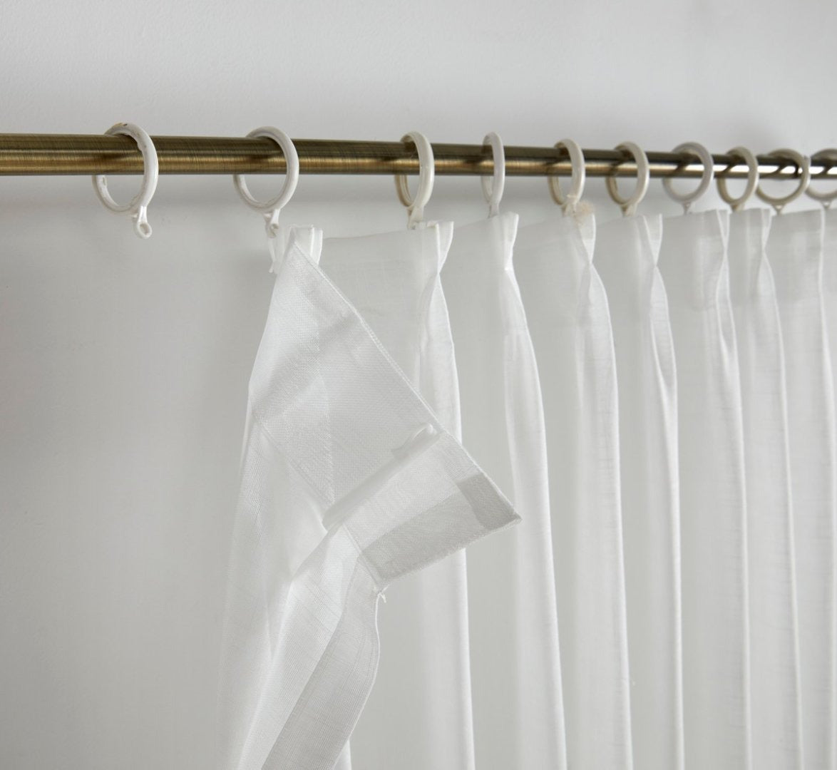 Auriel Semi Sheer Drapes Pleated