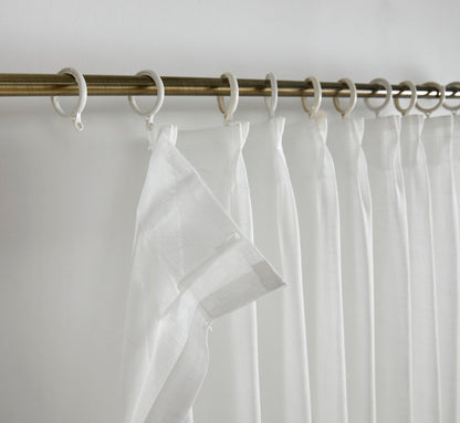 Auriel Semi Sheer Drapes Pleated