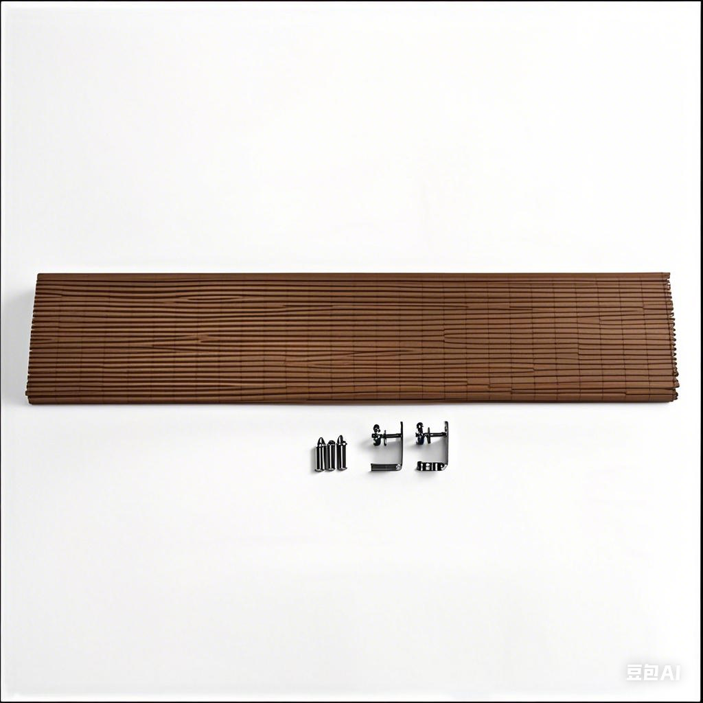 Woven Bamboo Shade, Deep brown