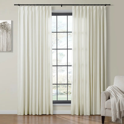 Velmor Velvet Drapes Pleated