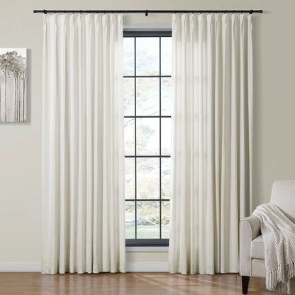 Velmor Velvet Drapes Pleated