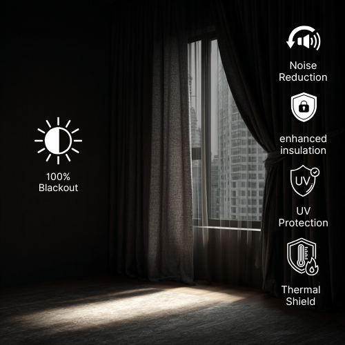 Luxury Curtains with Full Privacy and Blackout Performance