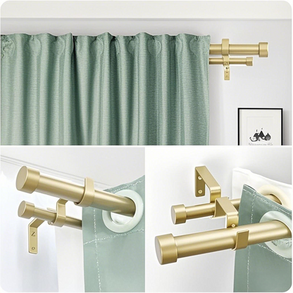 Double Dura Adjustable Curtain Rod