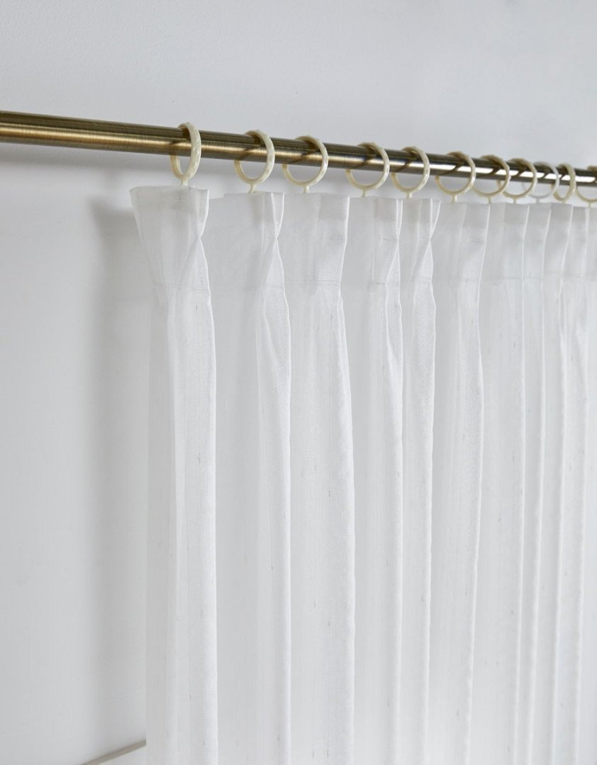 Auriel Semi Sheer Drapes Pleated