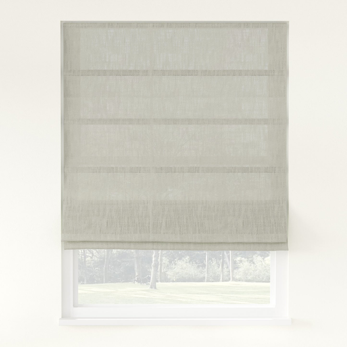 Breeza Heavyweight Cotton Roman Shade Cordless