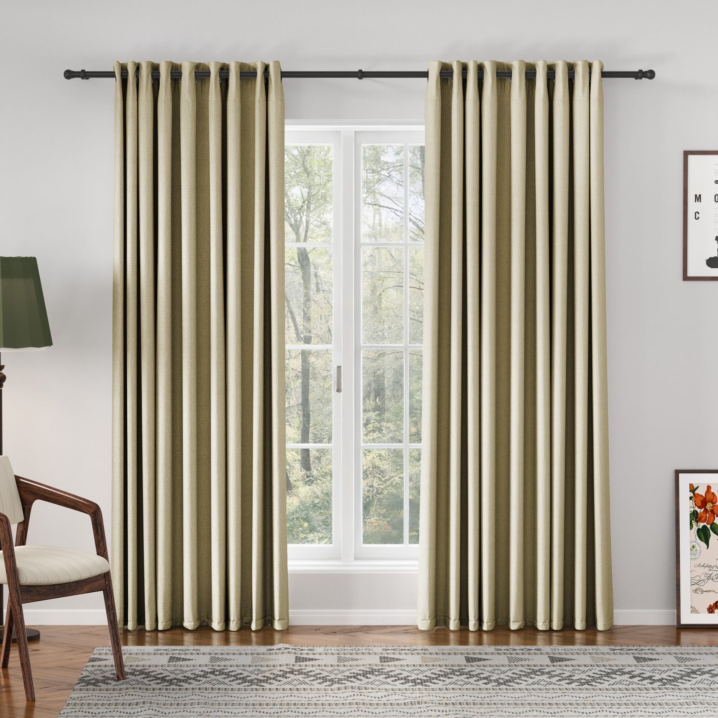 Breeza Cotton Drapes Grommet