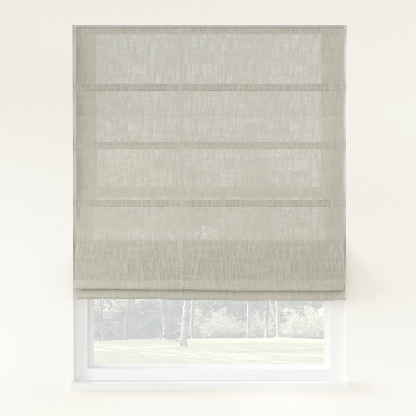 Breeza Heavyweight Cotton Roman Shade Cordless