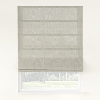 Breeza Heavyweight Cotton Roman Shade Cordless