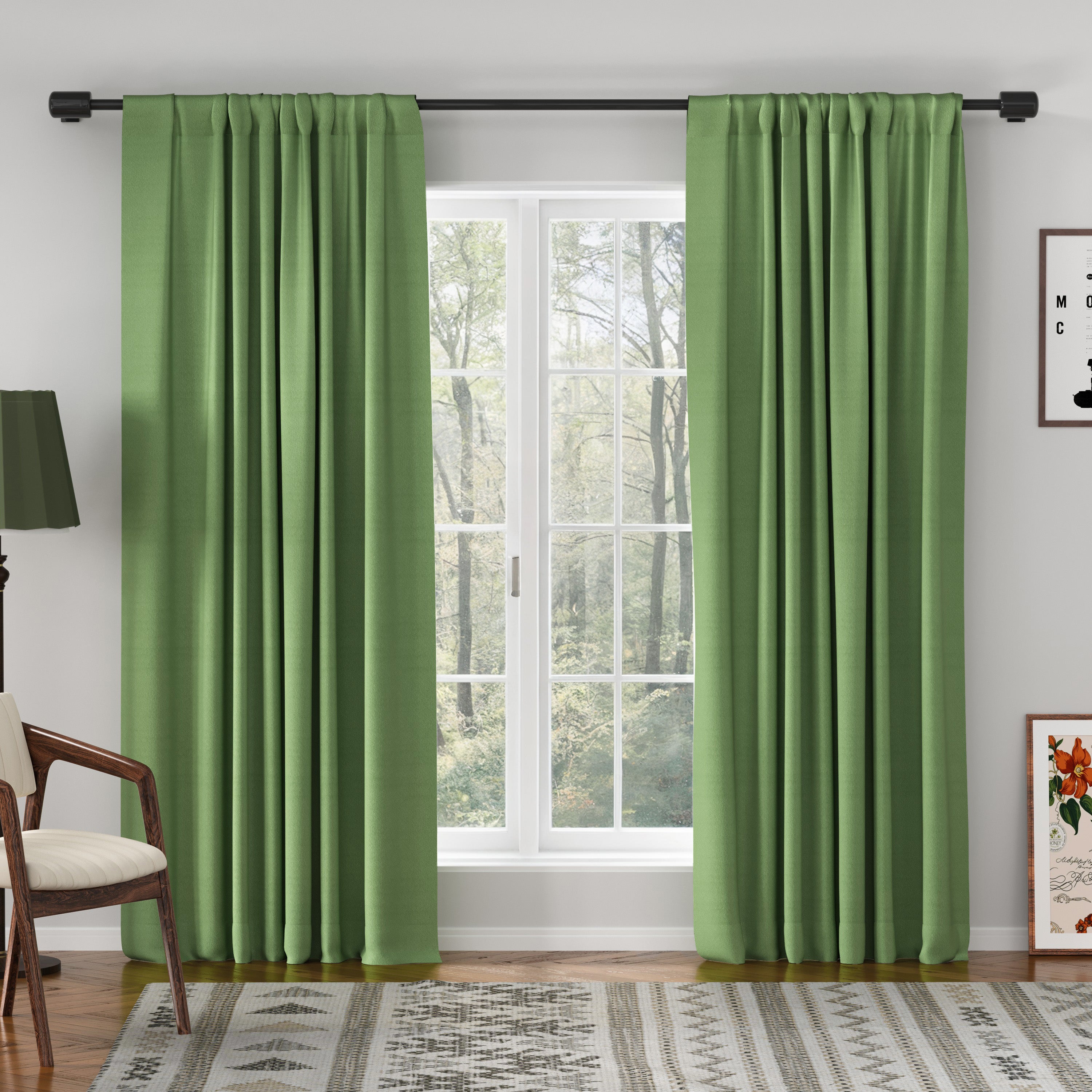 Breeza Cotton Drapes Pleated
